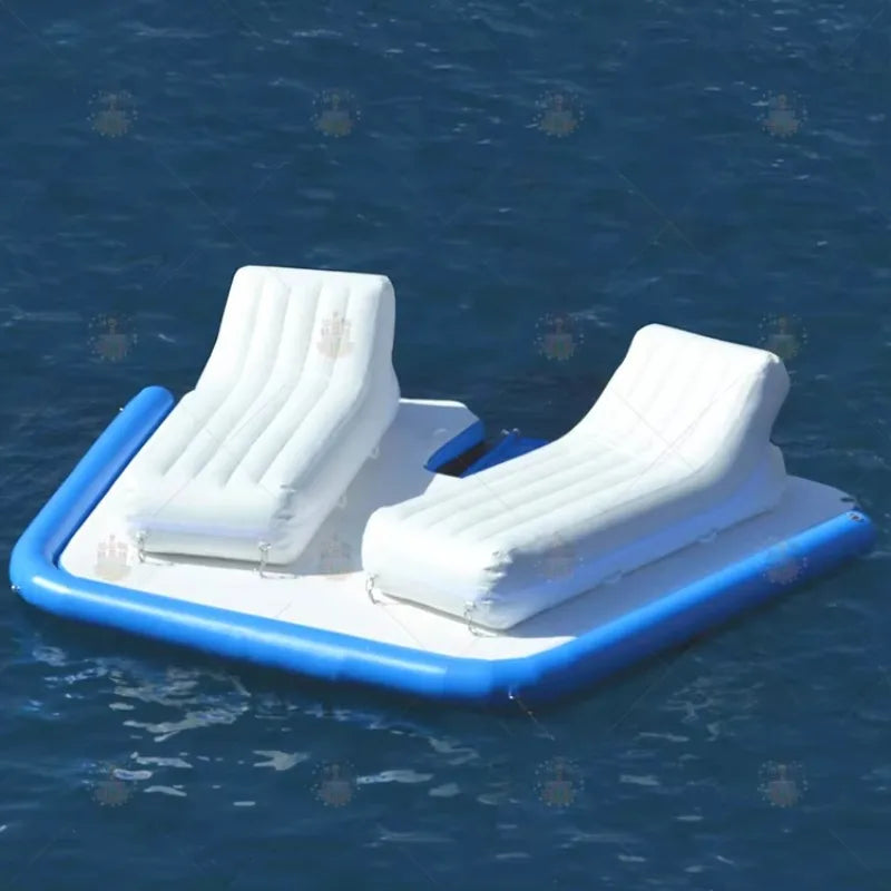 Summer Riders Crazy Water Sports Pvc Inflatable Water Floating Sofa Towable Ski Sofa Inflatable Crazy UFO Boats