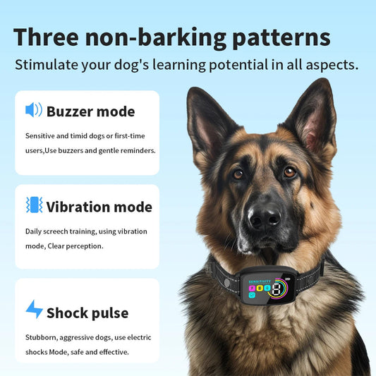 Smart Automatic Anti Barking Dog Collar Rechargeable Bark Stopper Stop