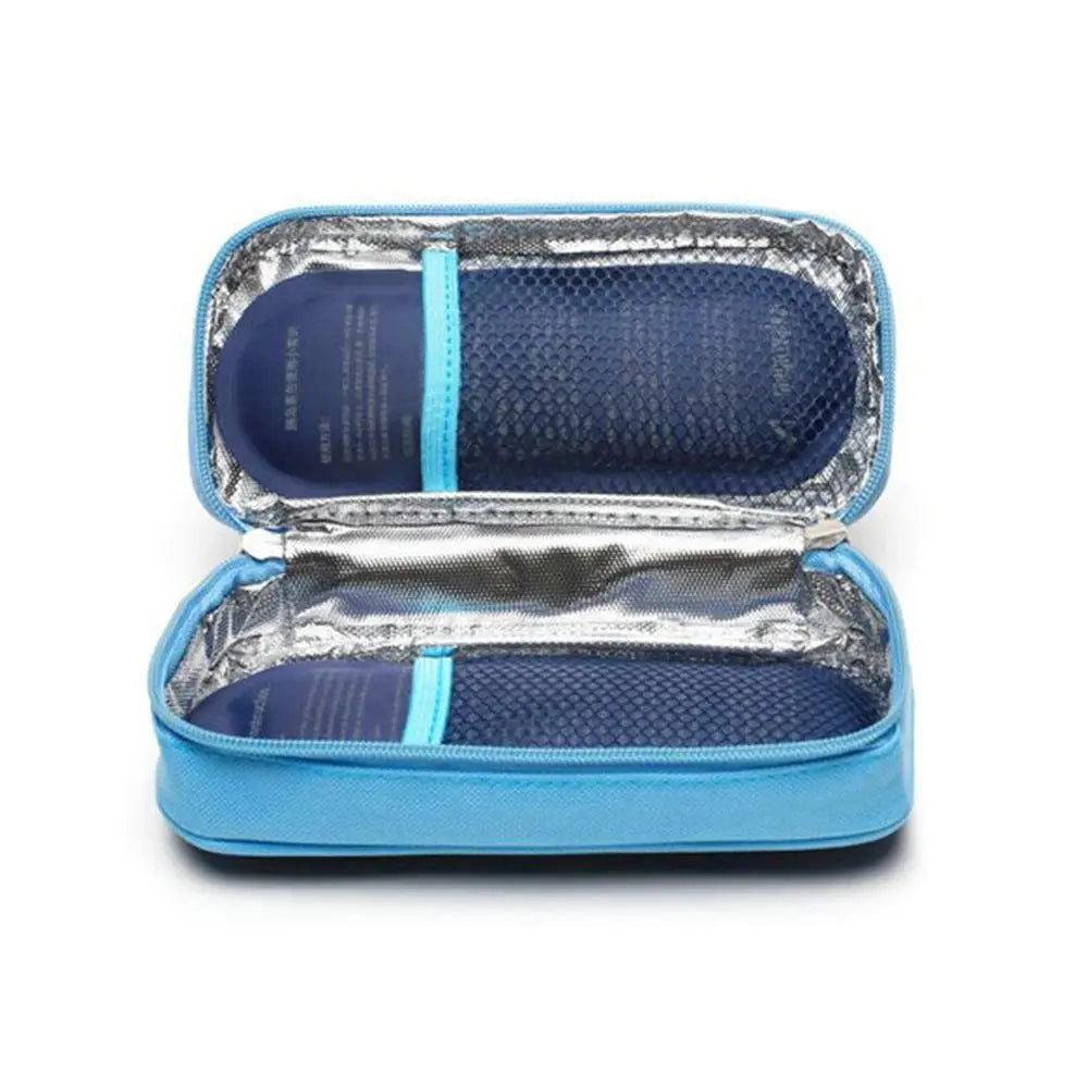 90g Portable Insulin Cooling Bag Reusable Diabetic Pocket Cold Gel Ice Pack Travel Case Thermal Insulated Pill Medicla Cooler