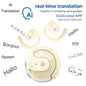 AI Translation Bluetooth 5.3 Ear-Hook Earbuds - 144 Languages
