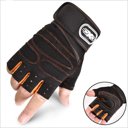 Cycling Gloves Half Finger Breathable Elastic Outdoor Bike Bicycle