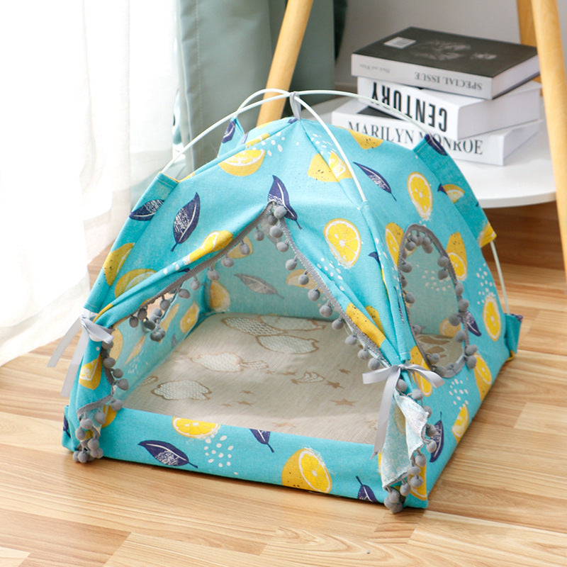 Cat Tent - Cat House Enclosed Pet Bed
