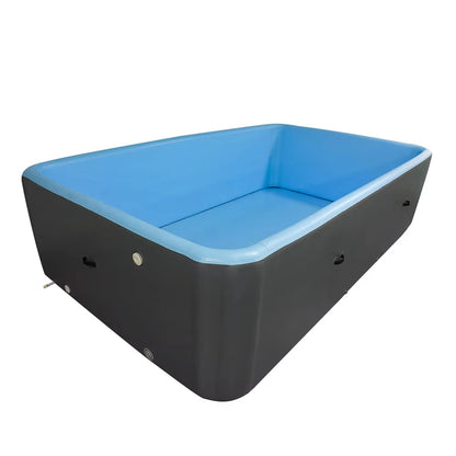 5x3x1.2m Square Inflatable Pool, Custom-made with Reinforced Mesh, for Summer Fun in The Backyard for Adults and Families