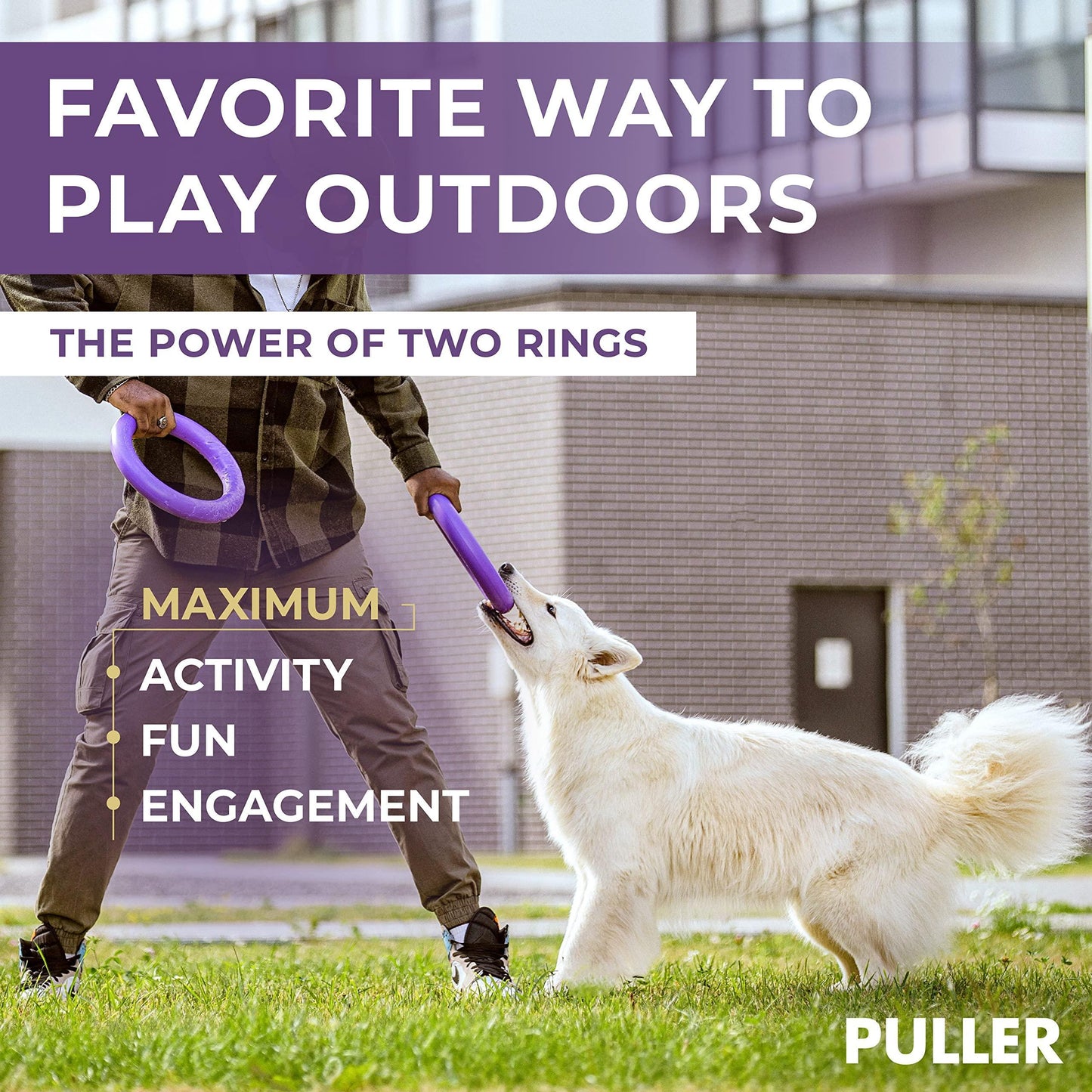 Puller Outdoor Dog Ring Toys