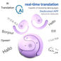 AI Translation Bluetooth 5.3 Ear-Hook Earbuds - 144 Languages