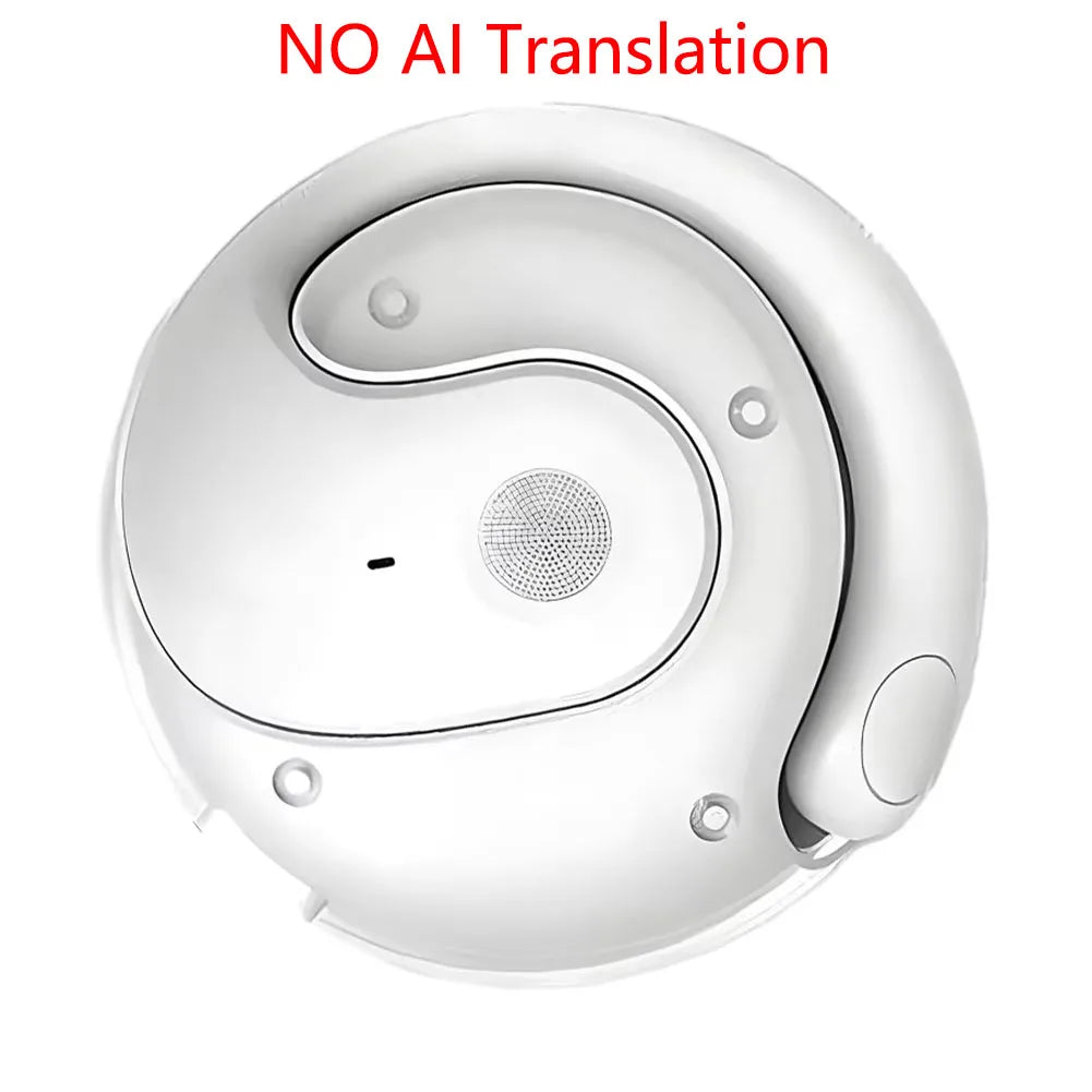 AI Translation Bluetooth 5.3 Ear-Hook Earbuds - 144 Languages