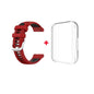 Sport Run Silicone Strap Band / Transparent Case for Samsung Galaxy Fit 3 Replacement Strap