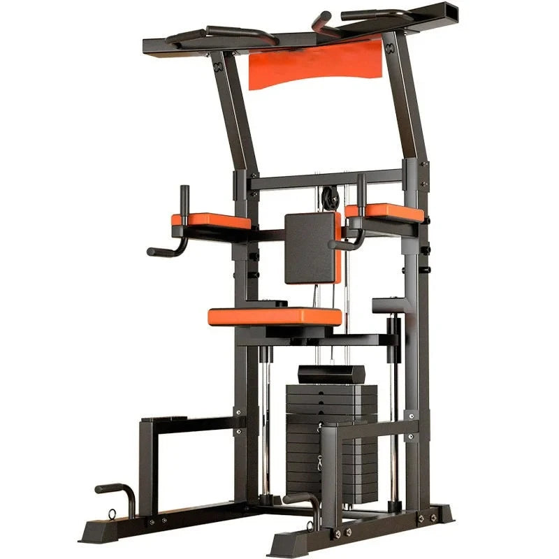 Multifunctional Home Fitness Equipment Power Tower for Comprehensive Strength Training Pull-Up Bodybuilding Exercise Leg Back