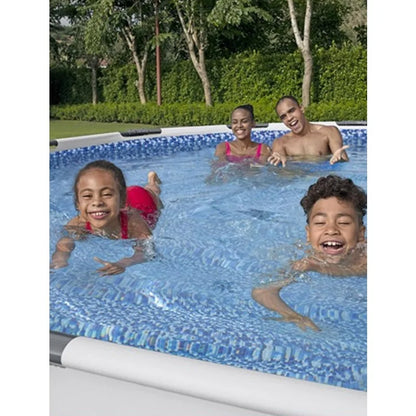 305 x 76 cm Round Frame Pool, A Private Pool for 1–5 People, Allowing You and Your Family To Enjoy A Cool Summer
