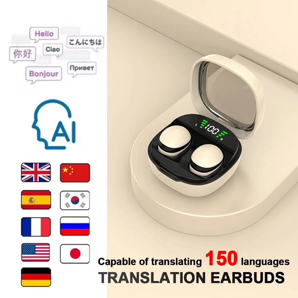 Bluetooth 5.3 AI Translation Earbuds