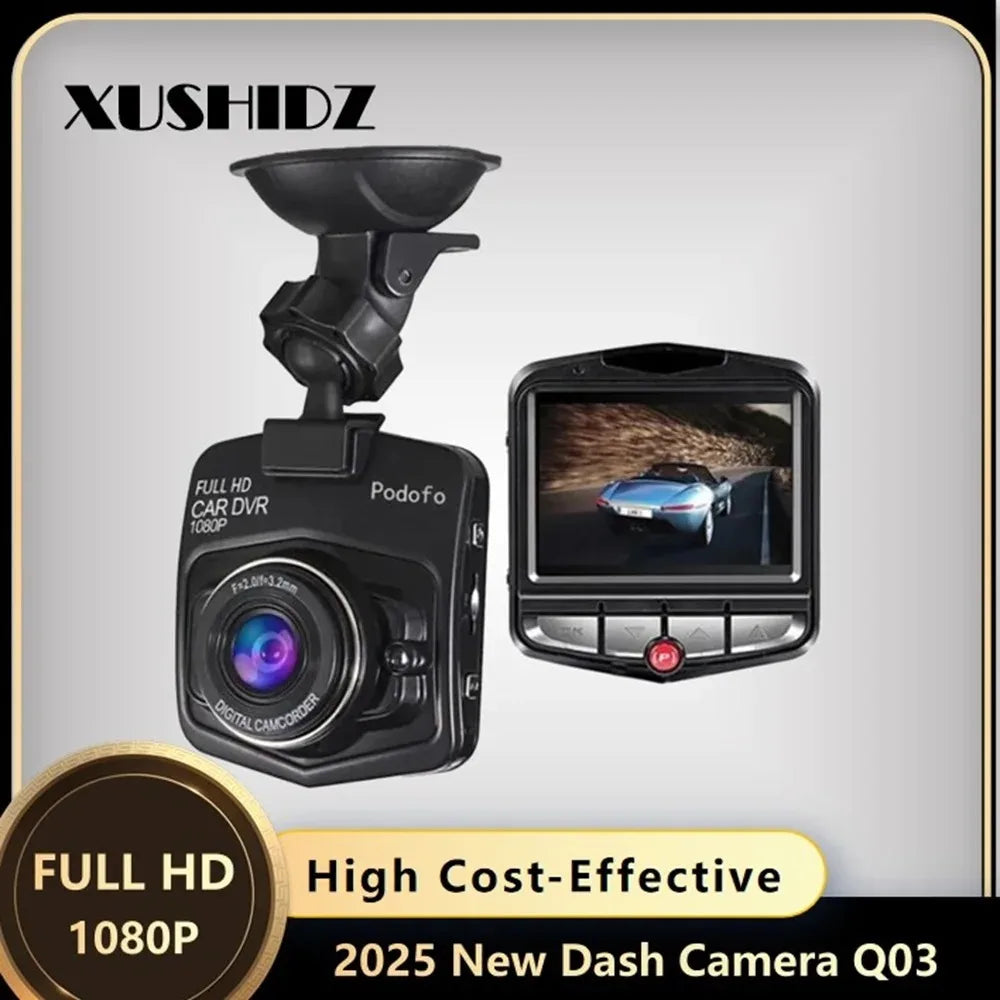 HD Dash Cam with Super Night Vision