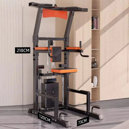 Multifunctional Home Fitness Equipment Power Tower for Comprehensive Strength Training Pull-Up Bodybuilding Exercise Leg Back
