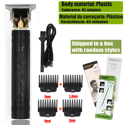 T9 Electric Hair Clipper 0mm Precision Beard & Body Trimmer