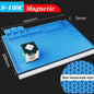 Soldering Station Mat Silicone Work Mat Heat Resistant 932°F Anti-Static Magnetic Mat for Electronic Phone Laptop Watch Repair