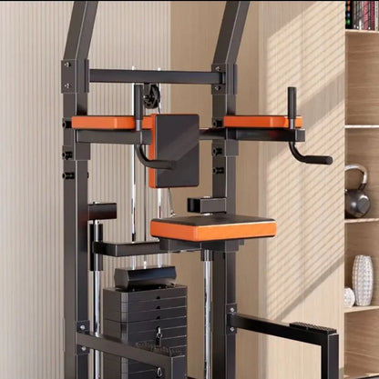 Multifunctional Home Fitness Equipment Power Tower for Comprehensive Strength Training Pull-Up Bodybuilding Exercise Leg Back