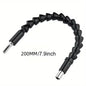 200-300mm hexagonal handle black soft shaft hand drill screwdriver head universal joint extend connect rod Power tool accessory