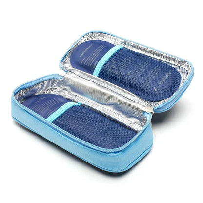 90g Portable Insulin Cooling Bag Reusable Diabetic Pocket Cold Gel Ice Pack Travel Case Thermal Insulated Pill  Medicla Cooler