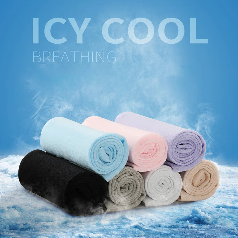 Summer Sun Protection Sleeves Men Women Ice Silk Cycling Driving Cool Arm Warmers Elastic Anti-Sunburn Outdoor Hiking Arm Cover