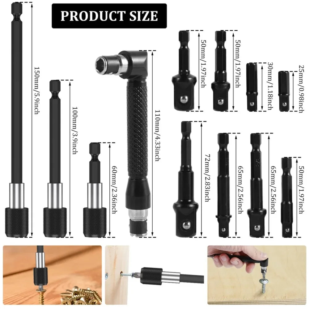 Flexible Drill Extension Set