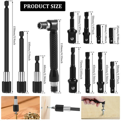 Flexible Drill Extension Set