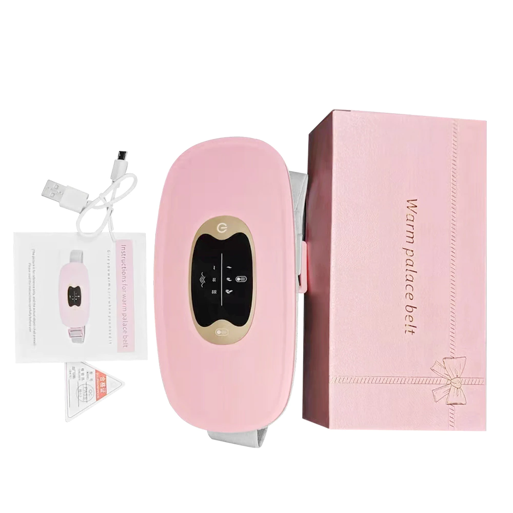 Electric Heating Menstrual Vibration Pad Belt For Period Pain Relief