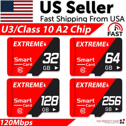High Speed Memory For Micro SD Card 32GB 64GB 128GB 256GB TF Card