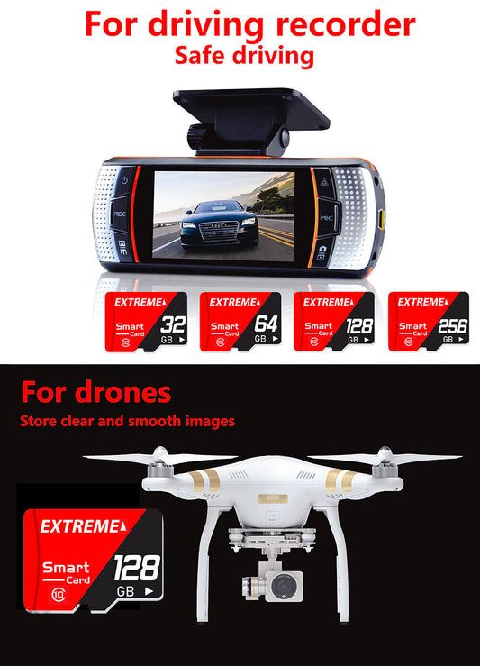 High Speed Memory For Micro SD Card 32GB 64GB 128GB 256GB TF Card