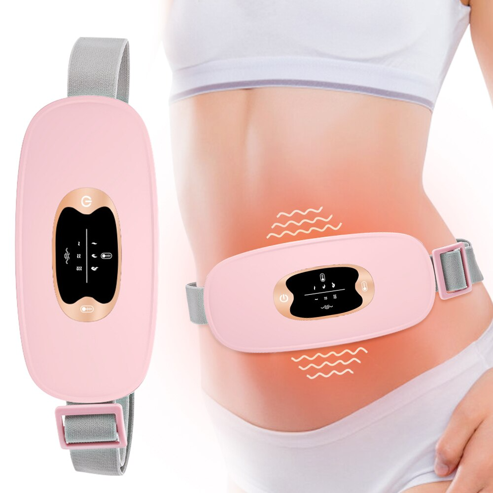 Electric Heating Menstrual Vibration Pad Belt For Period Pain Relief