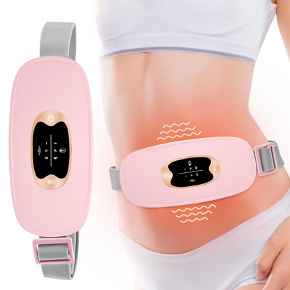 Electric Heating Menstrual Vibration Pad Belt For Period Pain Relief