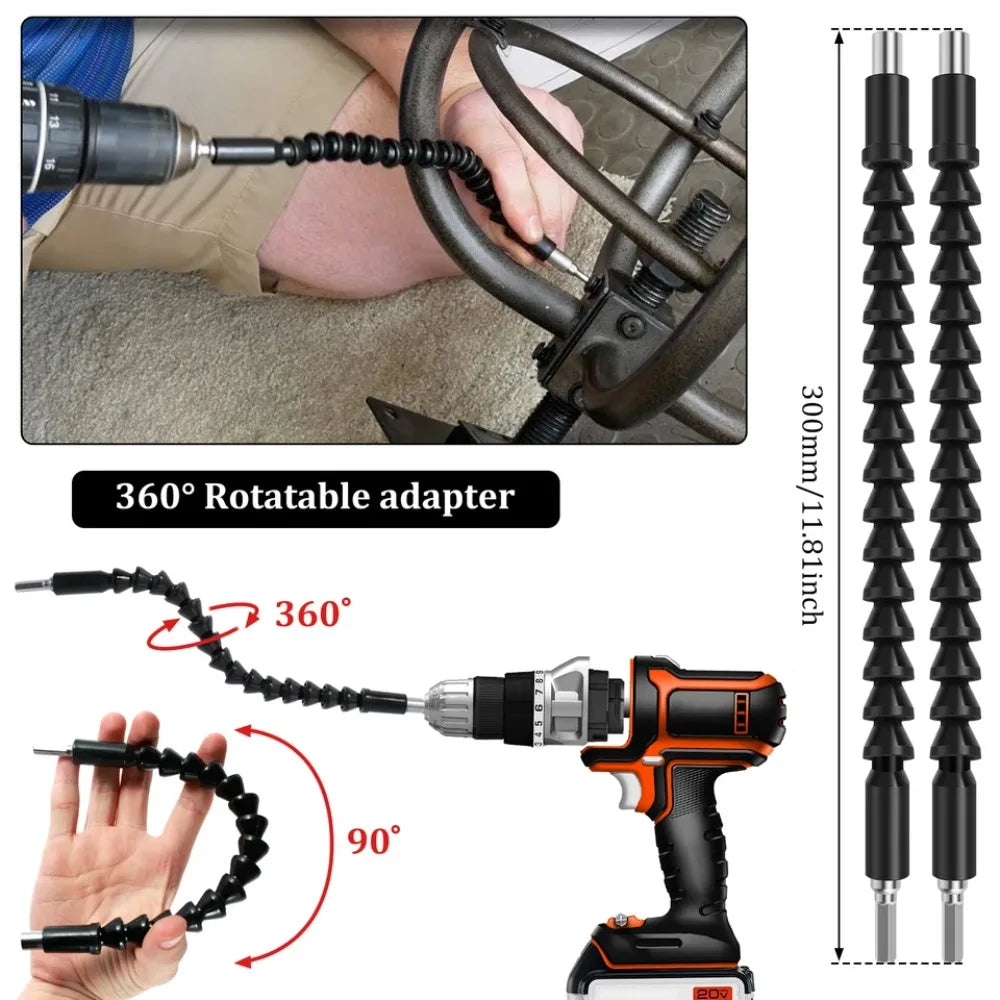 Flexible Drill Extension Set