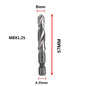 Hex Shank Titanium Plated HSS Screw Thread Metric Tap Drill Bits Screw Machine Compound Tap M3 M4 M5 M6 M8 M10 Hand Tools
