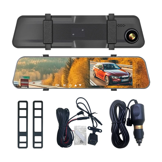 Rearview Mirror 1080P HD Screen Front and Rear Dual Recording