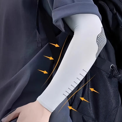 Ice sleeves for men, sun protection sleeves for women, UV protection sleeves for summer cycling, thin ice silk armrests, and han