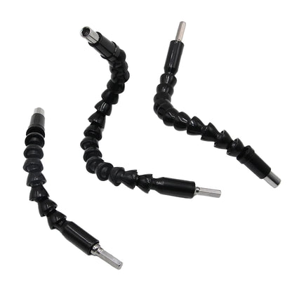 200-300mm hexagonal handle black soft shaft hand drill screwdriver head universal joint extend connect rod Power tool accessory