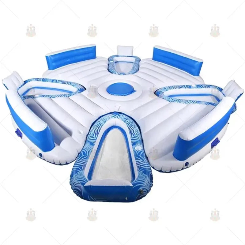 Summer Riders Crazy Water Sports Pvc Inflatable Water Floating Sofa Towable Ski Sofa Inflatable Crazy UFO Boats
