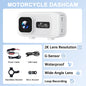 2K Motorcycle Dash Cam CSMT100 with WiFi APP IP65 Waterproof