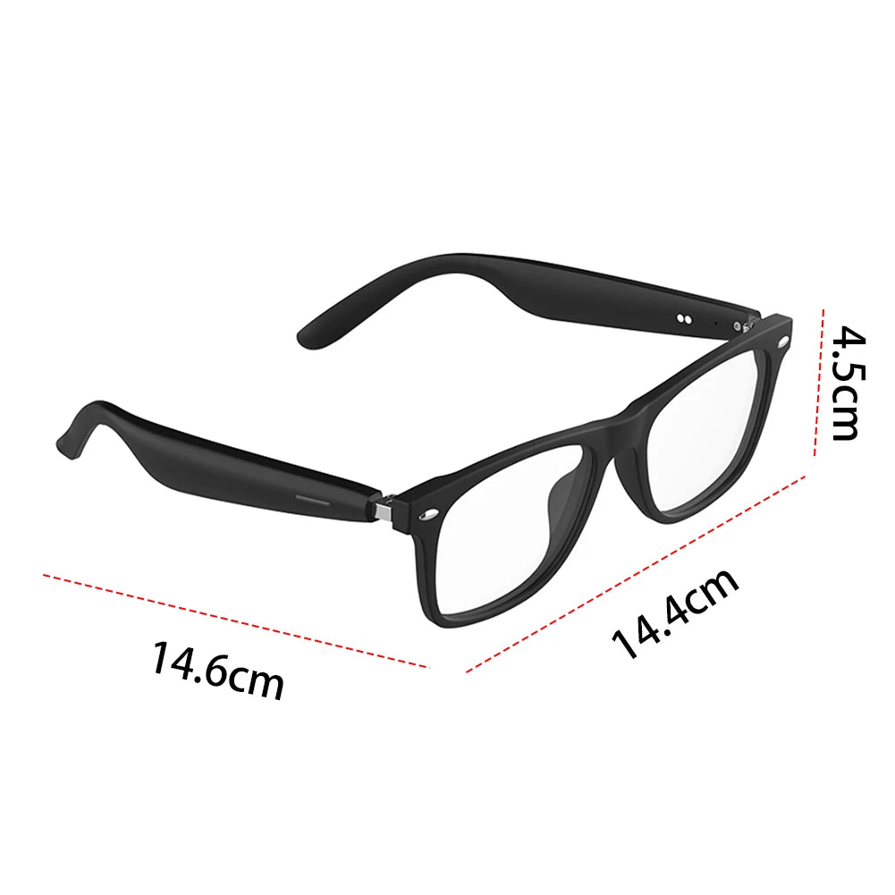 AI Intelligent Translation Smart Glasses with Bluetooth Audio and Polarized Lenses