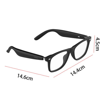 AI Intelligent Translation Smart Glasses with Bluetooth Audio and Polarized Lenses