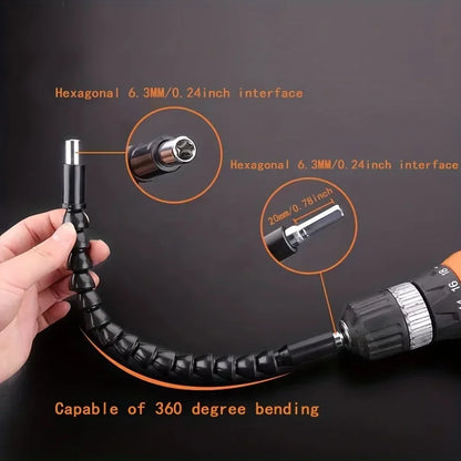 Flexible Drill Extension Rod