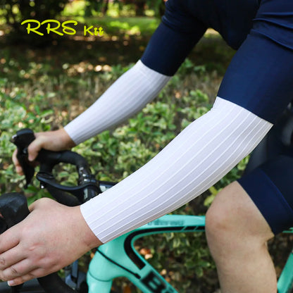 Rrskit Summer Aerodynamic Cycling Sleeve Outdoor Sun Protection UV Sports Sleeve Breathable Cycling Arm Protectors