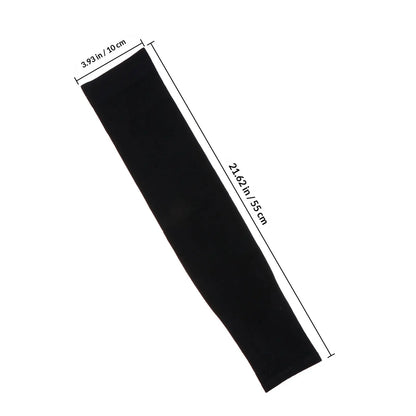 2 Pcs Leg Sleeves for Men UV Protection Legs Kits Arm Cuffs Outdoor Ice Silk Protectors Black Sunscreen Guards Summer