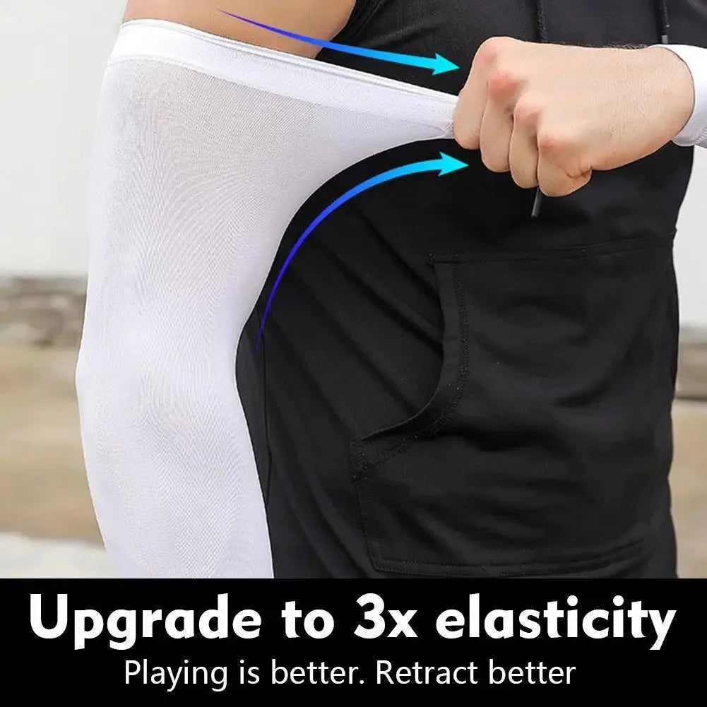 2026 NEW Ice Silk Bicycle Sleeves Summer Breathable Cycling Arm Protection Outdoor Sun UV Protect Sports MTB Road Bike Sleeves