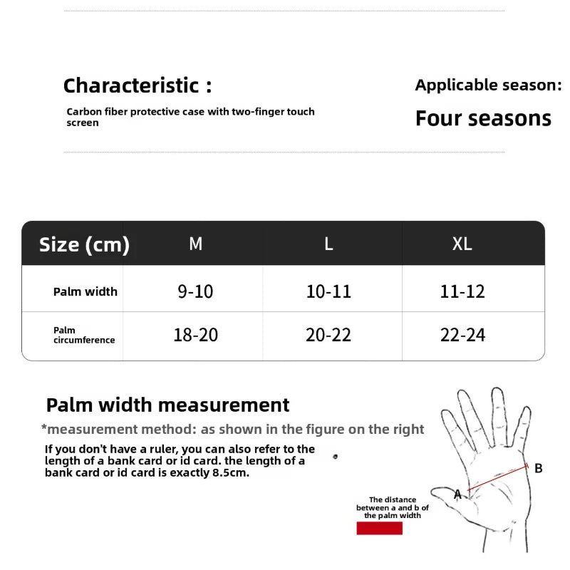 High-end Summer Motorcycle Gloves Men Women Full Finger Touch Screen Motocross Racing Gloves Motorbike Bicycle Cycling Glove