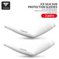 TOSUOD 1/2/3 Pairs Ice Silk Sleeves UV Protect Breathable Cycling Arm Sports Outdoor Unisex Elastic Quick-dry Summer Sleeves
