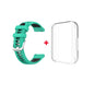 Sport Run Silicone Strap Band / Transparent Case for Samsung Galaxy Fit 3 Replacement Strap