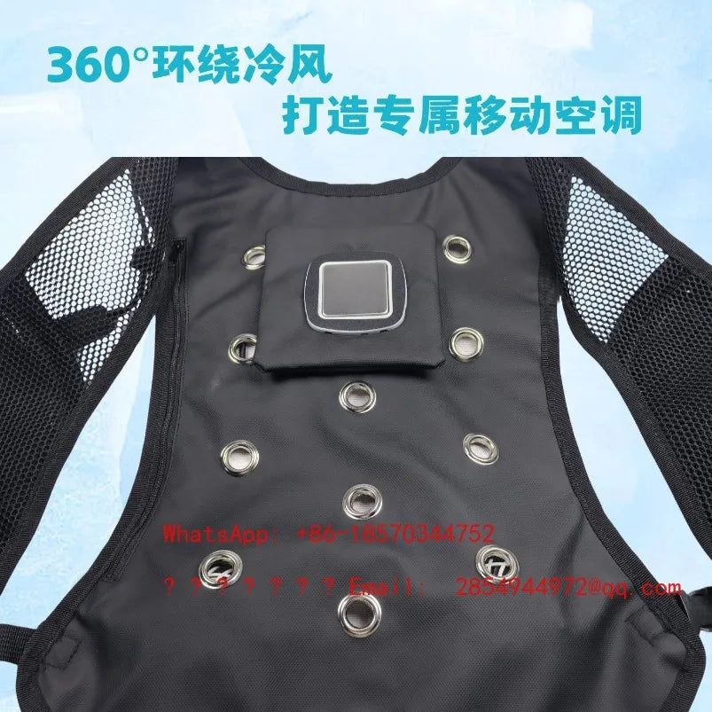 Summer Protective Clothing Cooling Heatstroke Vest Semiconductor Cooling Outdoor Cycling Mountaineering Fishing Heatstroke