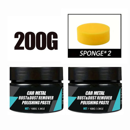Car Wheel Hub Metal Restorer Gloss Enhancer Clear Rust & Oxidize Renewal Polishing Wax Coating Agent Auto Wheel Scratch Repair