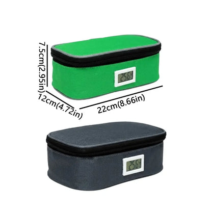 LED Display Insulin Cooling Storage Case