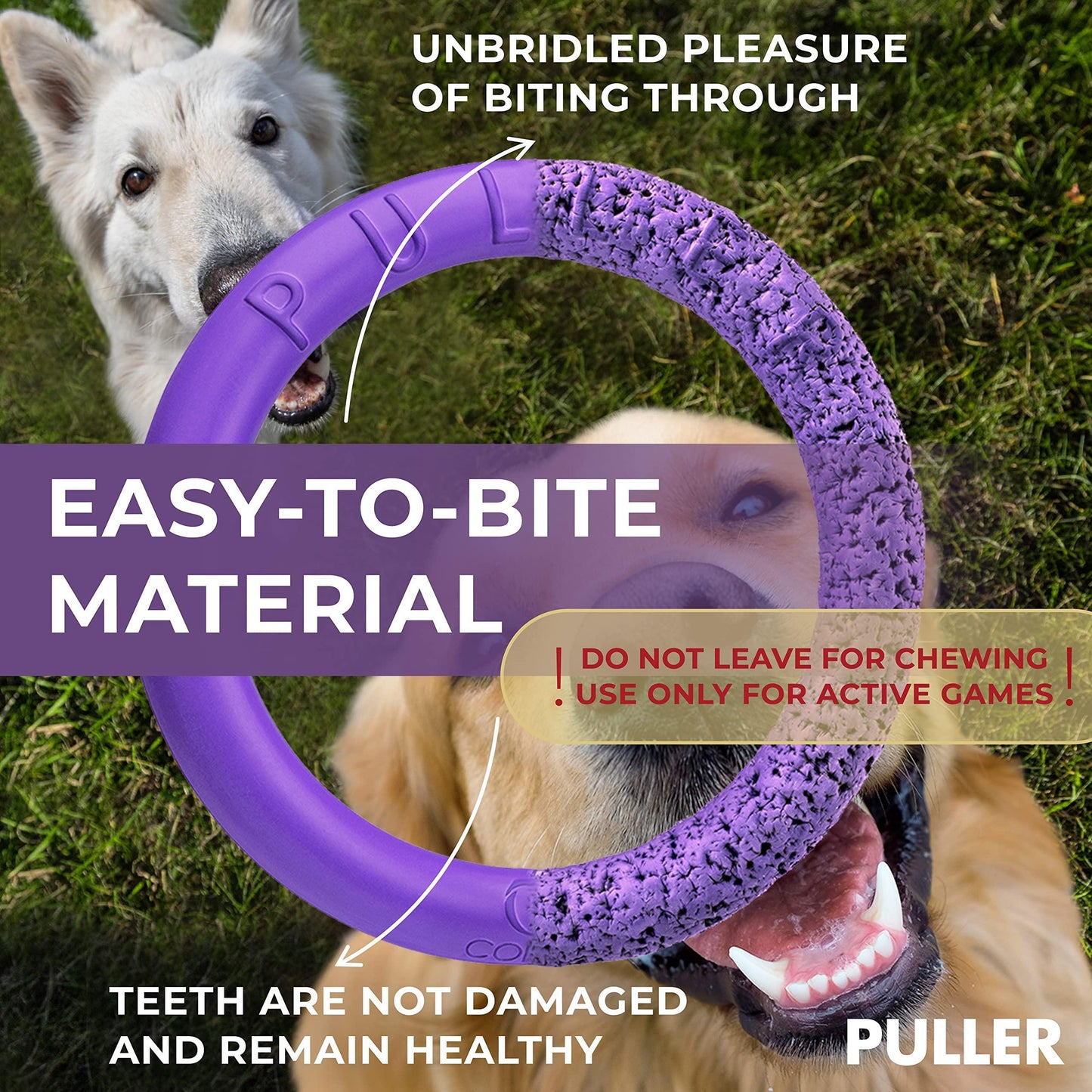 Puller Outdoor Dog Ring Toys