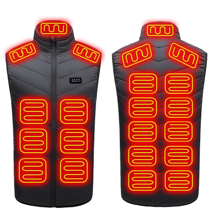 21-Zone USB Heated Vest Graphene Winter Jacket